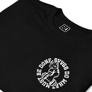SVVGS Born Destroyer motivational gym shirt