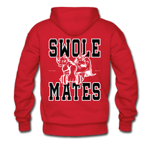 Load image into Gallery viewer, Swolemates Bold Hoodie Red - Born Destroyer
