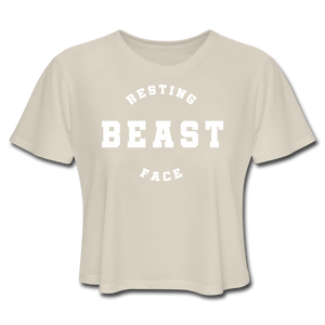 "Resting Beast Face" Crop Top freeshipping - Natural Beast