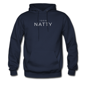 "100% Natty" Natural Beast Minimalistic Hoodie freeshipping - Natural Beast