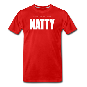 100% Natty (T-Shirt) - red