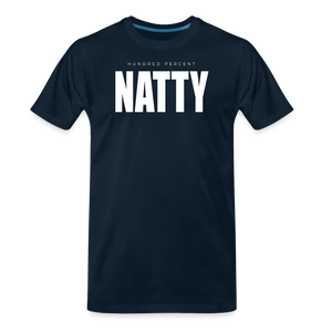 100% Natty (T-Shirt) - deep navy