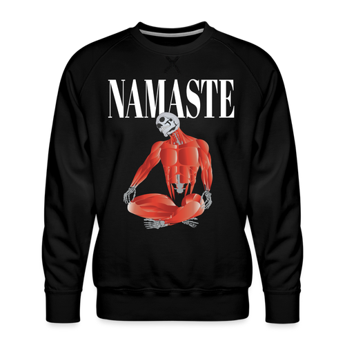 Namaste Bodybuilding Skeleton (Sweatshirt) - black