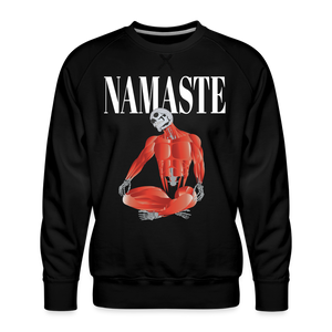 Namaste Bodybuilding Skeleton (Sweatshirt) - black