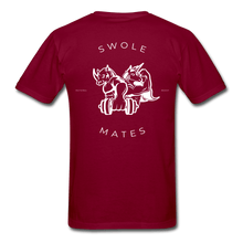 Load image into Gallery viewer, Swolemates T-Shirt Burgundy Natural Beast